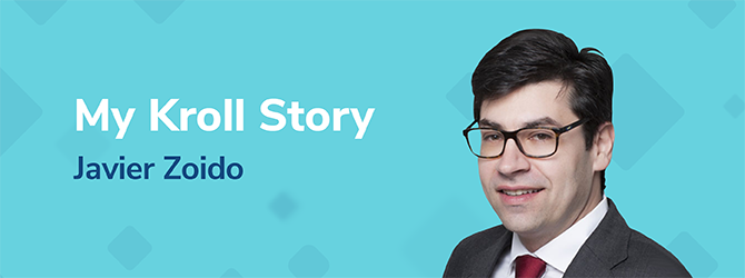 My Kroll Story: Javier Zoido, Managing Director, Valuation Advisory Services 